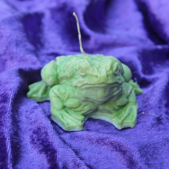 Green Frog Candle - Picture 4 of 14